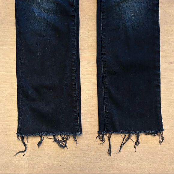 MOTHER Ankle Snippet Dark Wash Jeans - Picture 4 of 8